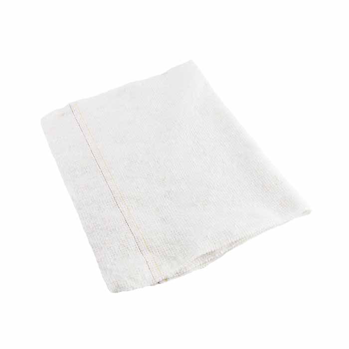 White cotton floor cleaning cloth