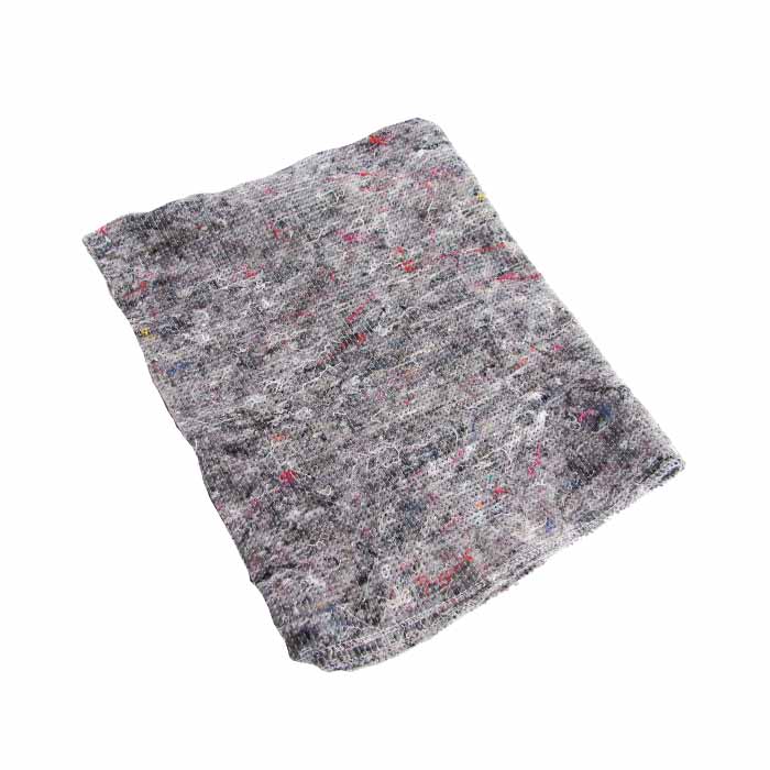 Grey cotton floor cleaning cloth 80x60 cm