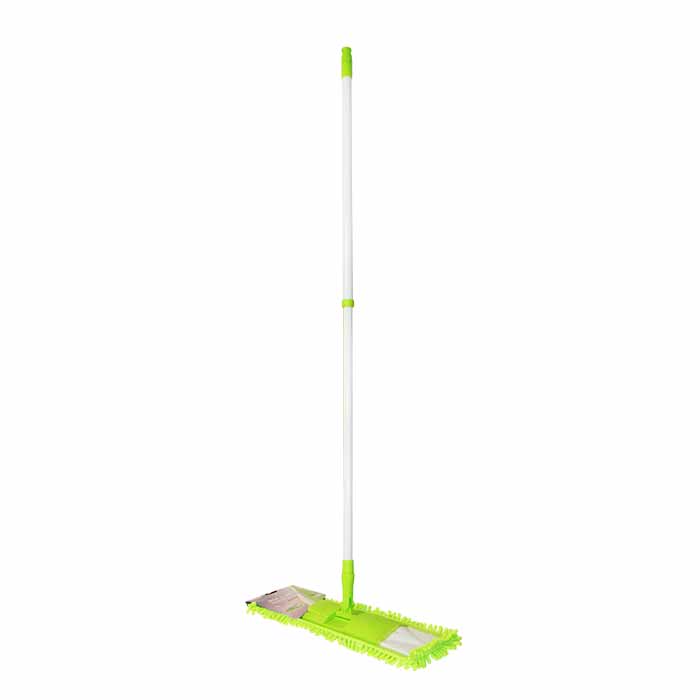 Flat floor mop + telescopic stick set 120 cm