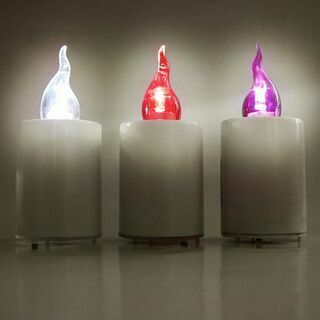 LED candle with batteries