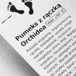 Pumeks z rączką Orchidea