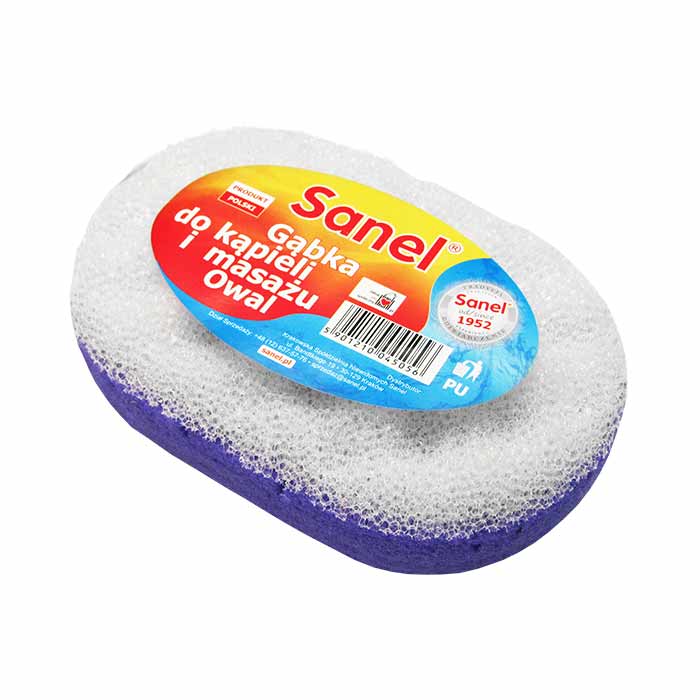 Gąbka do kąpieli i masażu Owal