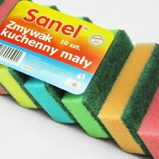 Small kitchen scouring sponge