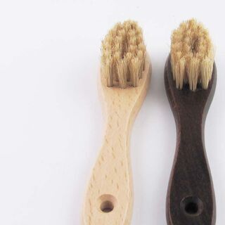 VIP double shoe care brush set