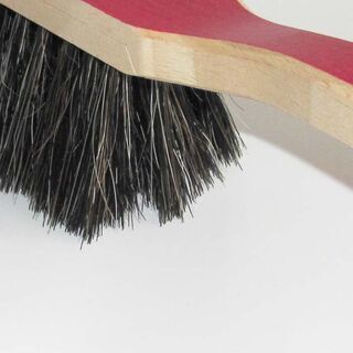 Curved hand brush