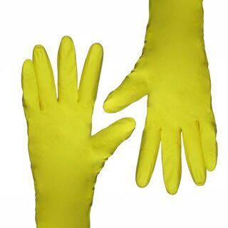 Household flocked gloves S