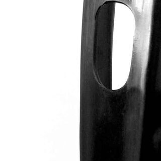 Square WC set black