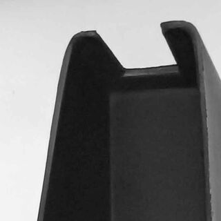 Square WC set black