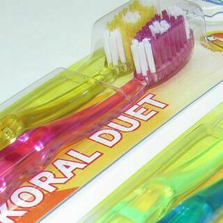 Koral Duet toothbrushes for adults medium