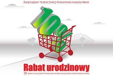 Rabat jubileuszowy 10%